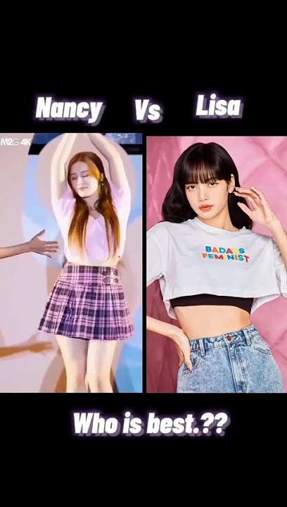 Nancy_Vs_Lisa_✨_DESPACIT#blackpink_#explore_#