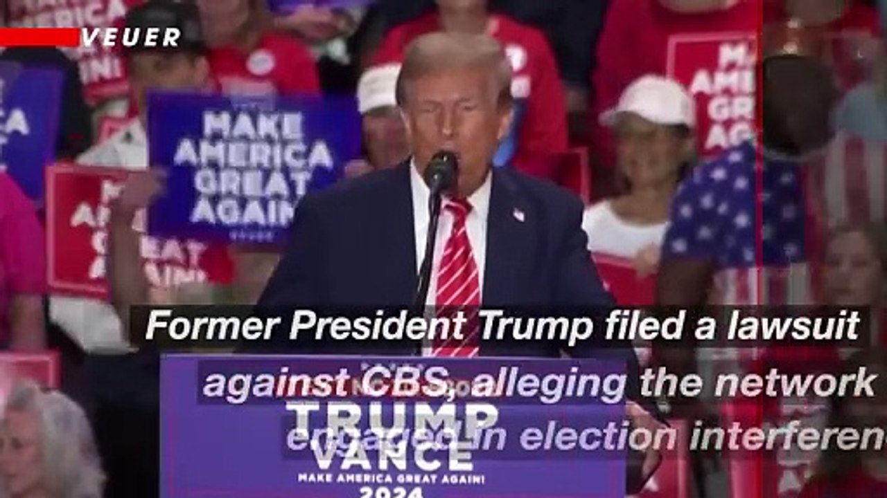 Trump Sues CBS News For $10 Billion Over Harris Interview