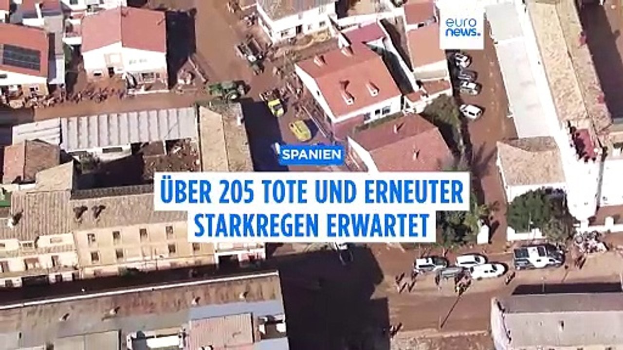 Jahrhundert-Unwetter in Spanien: Zahl der Toten steigt auf über 200