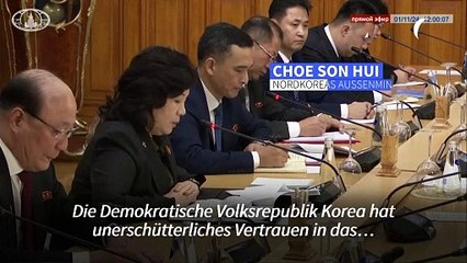 Nordkorea: Wir stehen "bis zum Sieg" an Russlands Seite