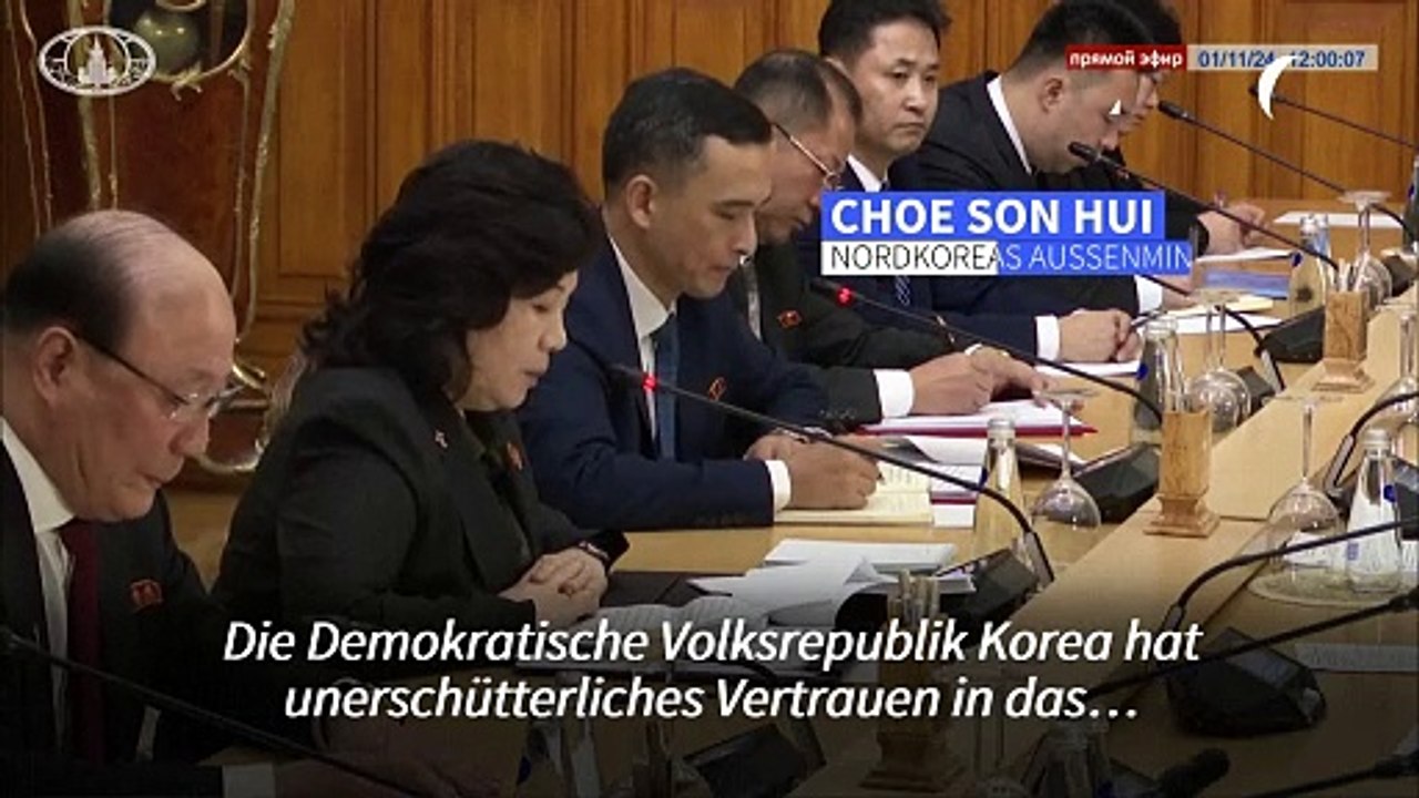 Nordkorea: Wir stehen 'bis zum Sieg' an Russlands Seite