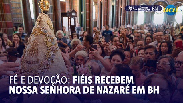 Imagem peregrina de Nossa Senhora de Nazaré chega a Belo Horizonte