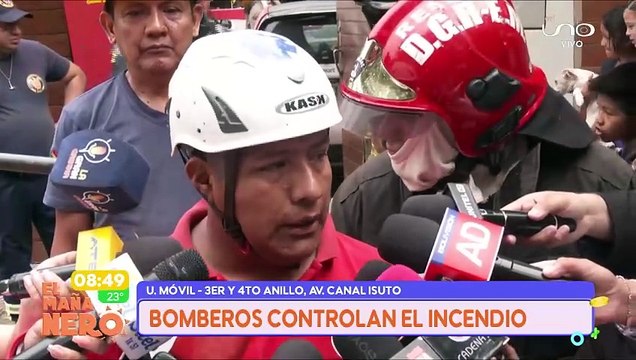 Bomberos controlan incendio en vivienda en la zona del Canal Isuto