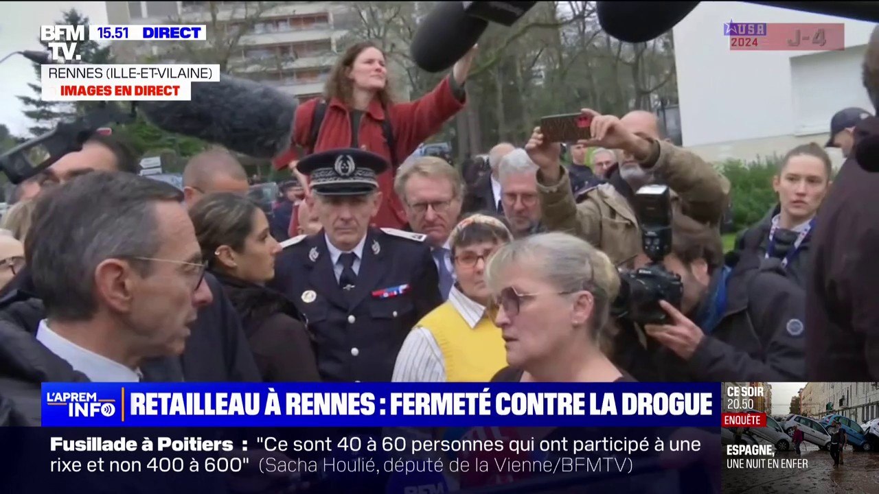 "Rétablir l'ordre républicain, c'est souvent pour les plus modestes": En déplacement à Rennes, Bruno Retailleau échange avec des habitants