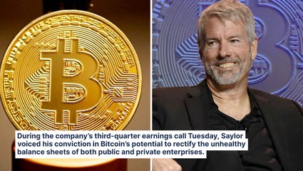 Michael Saylor Says Bitcoin Remedy To Fix Unhealthy Balance Sheets As MicroStrategy Unveils Massive $42B BTC Purchase Plan