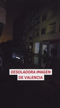 Desoladora imagen de Valencia días después del temporal