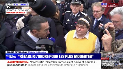 Narcotrafic: Bruno Retailleau veut "frapper les têtes de réseaux (...) au porte-monnaie"