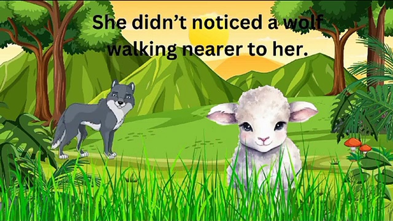 The Wolf And The Lamb story in English__short moral story__#kidscartoontv__#shortstory#bedtimestory.