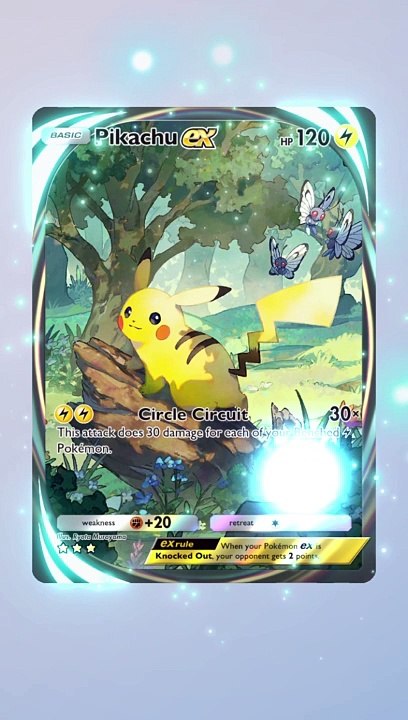 Pokémon Trading Card Game Pocket Immersive Card Pikachu ex