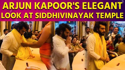 Singham Again: Arjun Kapoor seeks blessing at Siddhivinayak Temple