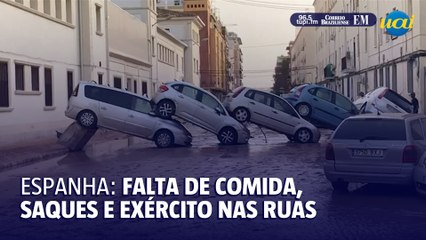 Maior enchente do século na Espanha: 205 mortos, falta de comida, saques e exército nas ruas