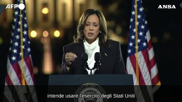 Usa2024, Harris: Trump vuole un potere incontrollato