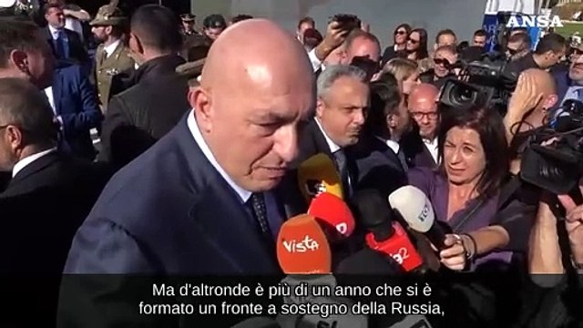 Ucraina, Crosetto: Invio truppe Corea Nord aggrava la crisi