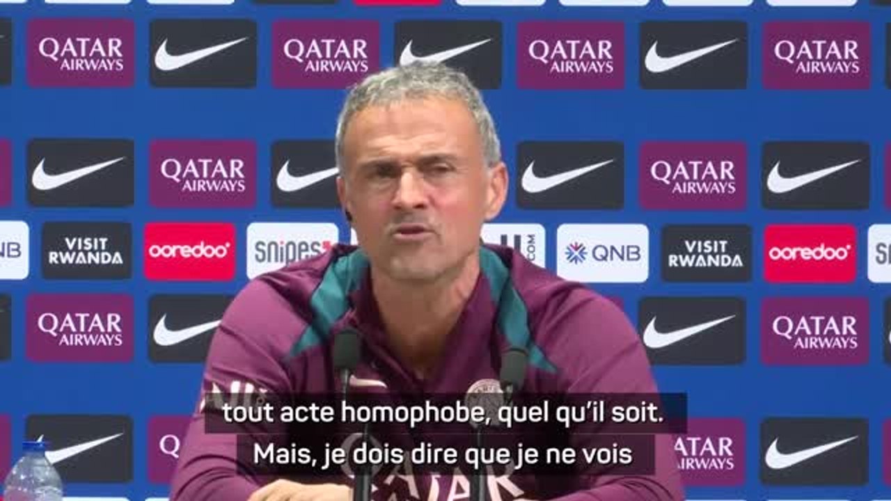 PSG - Luis Enrique : "Je ne vois des sanctions que pour le PSG..."