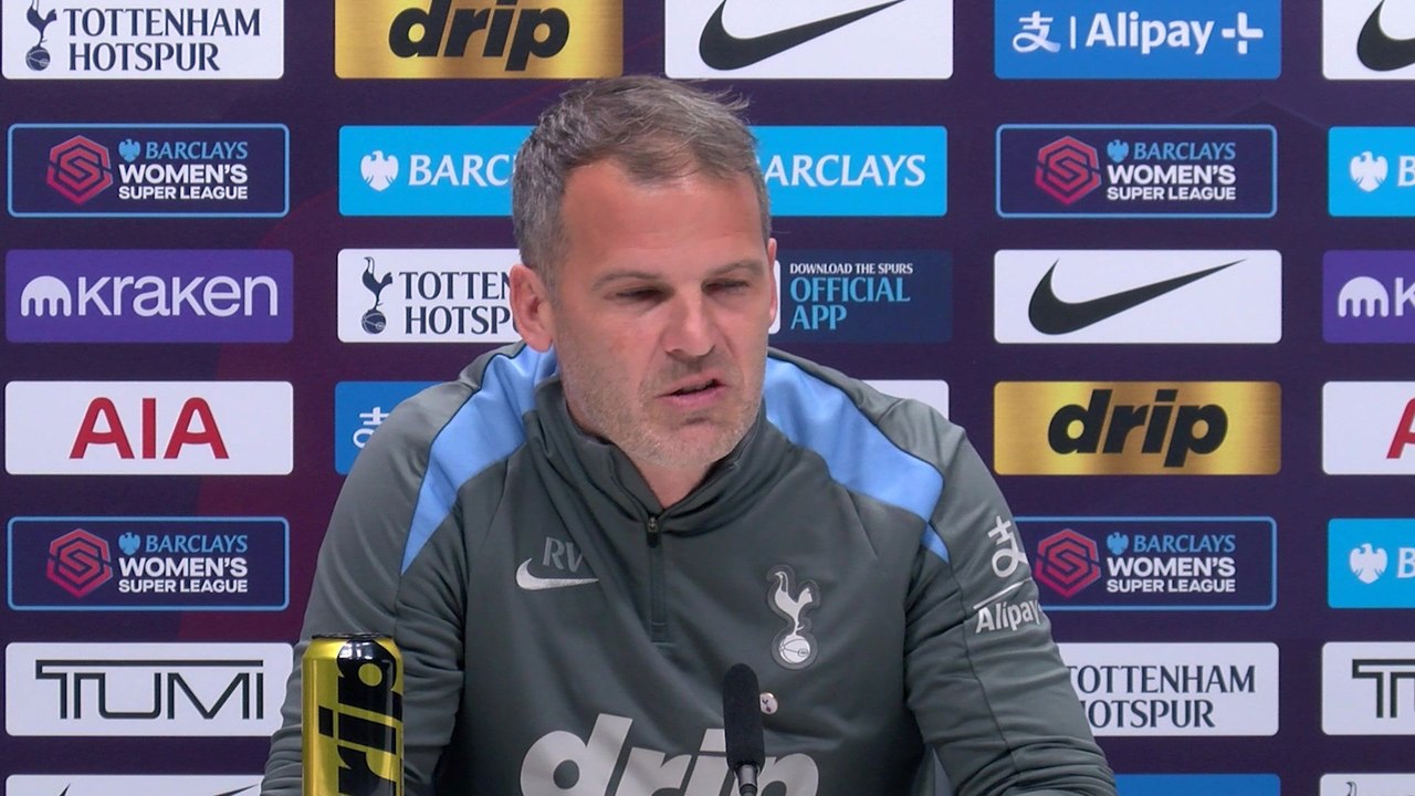 Robert Vilahamn previews Spurs Womens class with West Ham (full Presser)