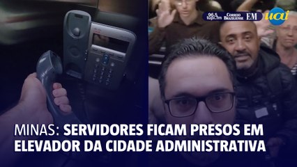 Servidores da Cidade Adminstrativa ficam presos em elevador