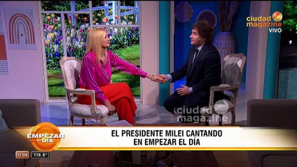 Milei cantó "Libre" de Nino Bravo: "Es una canción libertaria, obviamente"