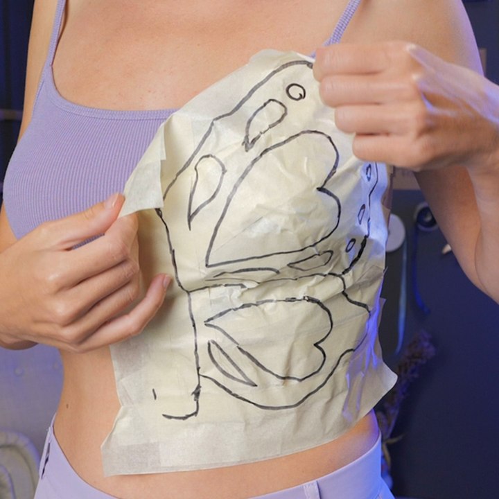 Turning Old Jeans into a Chic Crop Top