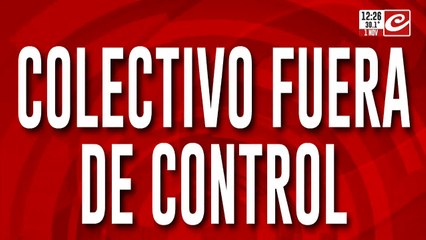 Un colectivo mató a una mujer y dejó 10 heridos