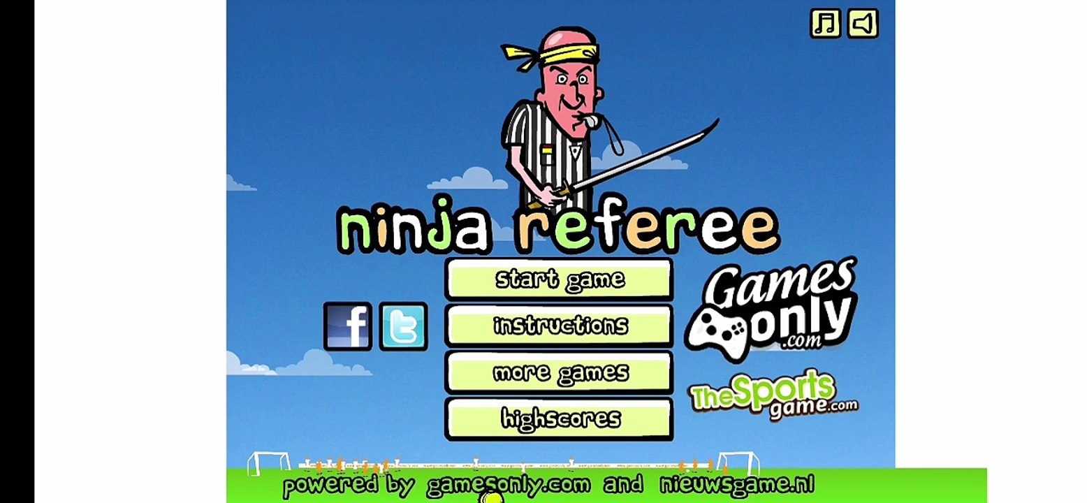 Bubico Played ninja Referee Flash game part 2