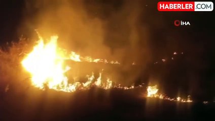 Darende'de Bahçe Yangını Kontrol Altına Alındı