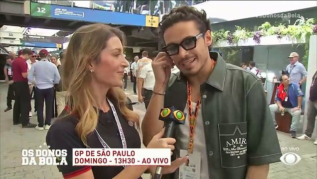 Fã de F1, Veiga declara torcida para Lando no GP de São Paulo e conversa com Craque Neto!