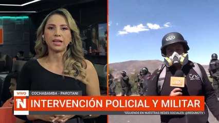 Policía Retrocede en Enfrentamiento en Parotani, Cochabamba 🚓