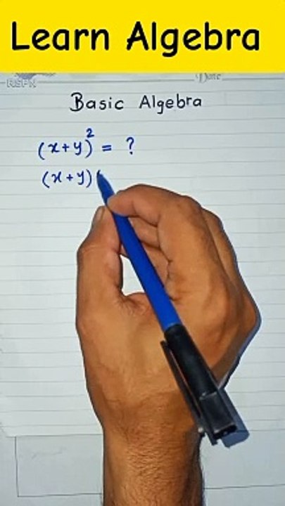 Learn Basics of Algebra... Algebraic identities of squares