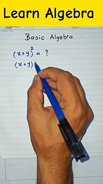 Learn Basics of Algebra... Algebraic identities of squares