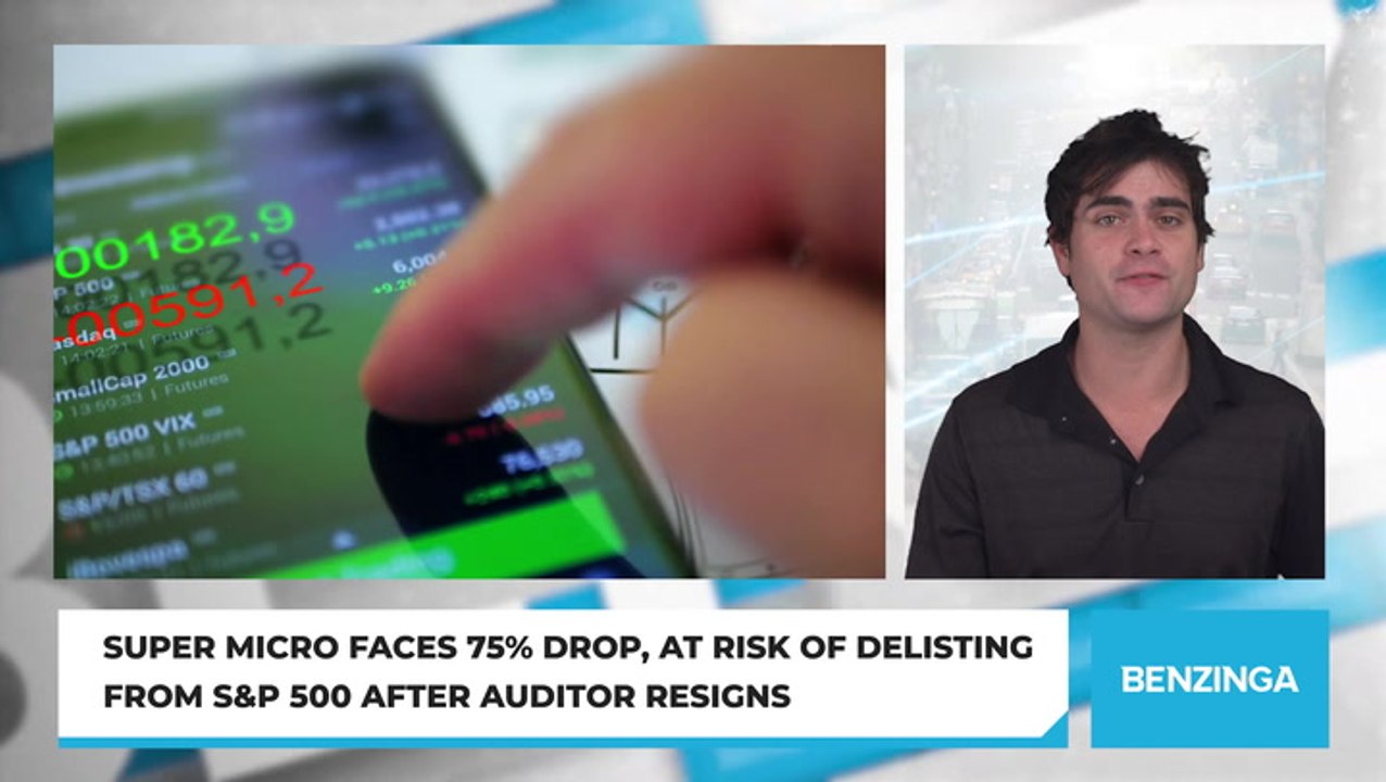 Super Micro Faces 75% Drop, At Risk Of Delisting From S&P 500 After Auditor Resigns