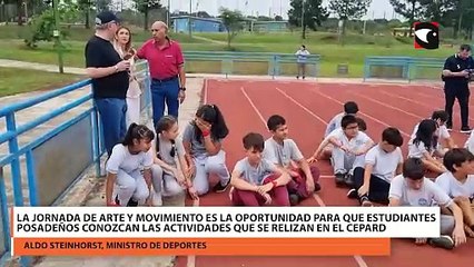 La Jornada de Arte y Movimiento es una oportunidad para que estudiantes posadeños conozcan las actividades que se relizan en el CEPARD