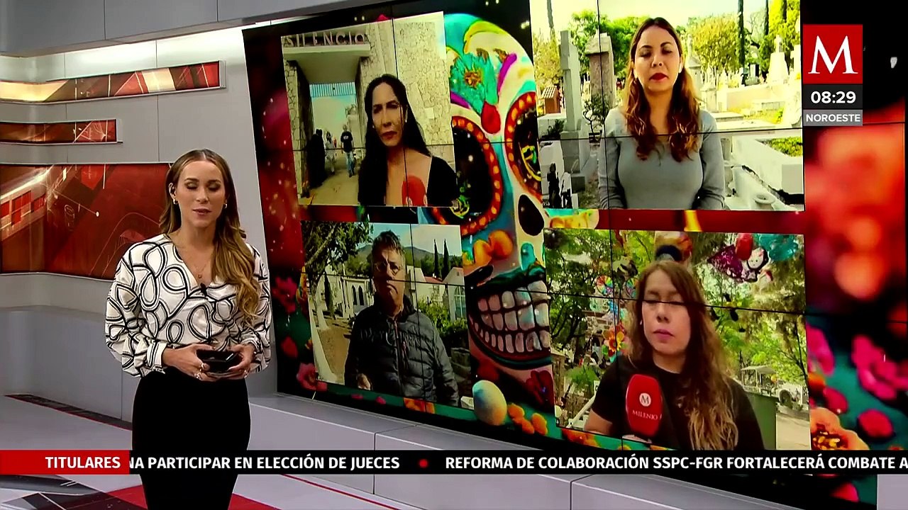 Visitantes comienzan a llegar a los panteones de Querétaro para celebrar el Día de Muertos