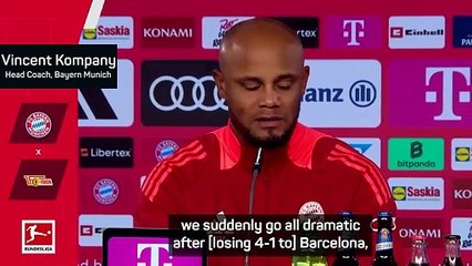Kompany keeping calm and collected amid inconsistent Bayern performances