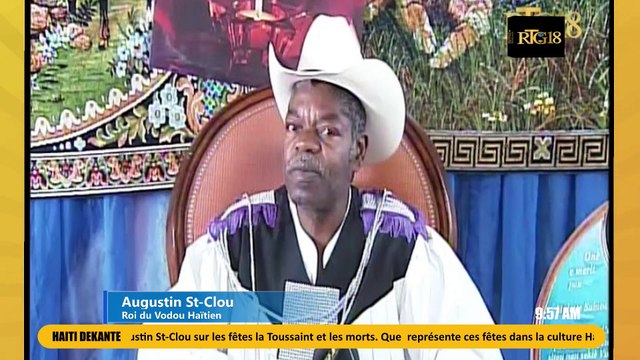 Wa vodou Ayisyen an Augustin St-Clou bay yon eskplikasyon sou sa ki GEDE a.