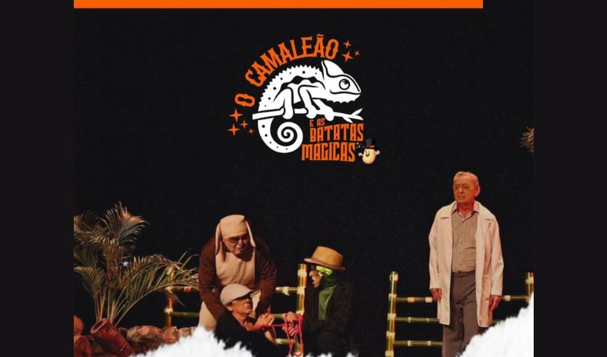 Tetaro Ica recebe espetáculo infantil ‘O Camaleão e es Batatas Mágicas’