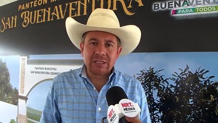 Colocan primera piedra del nuevo panteón municipal en San Buenaventura