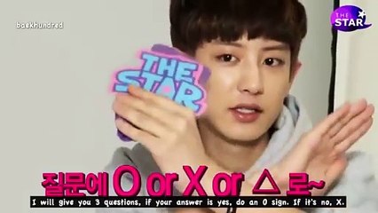 130830 The Star - Kris _ MC Chanyeol {ENG SUB}