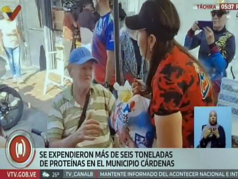 Táchira | Más de mil familias son beneficiadas con la distribución de seis toneladas de proteína