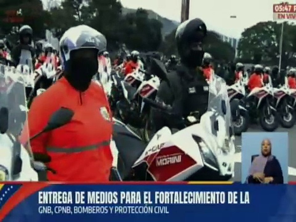 Min. Diosdado Cabello: Estamos haciendo una dotación de alto nivel para garantizar la paz del país