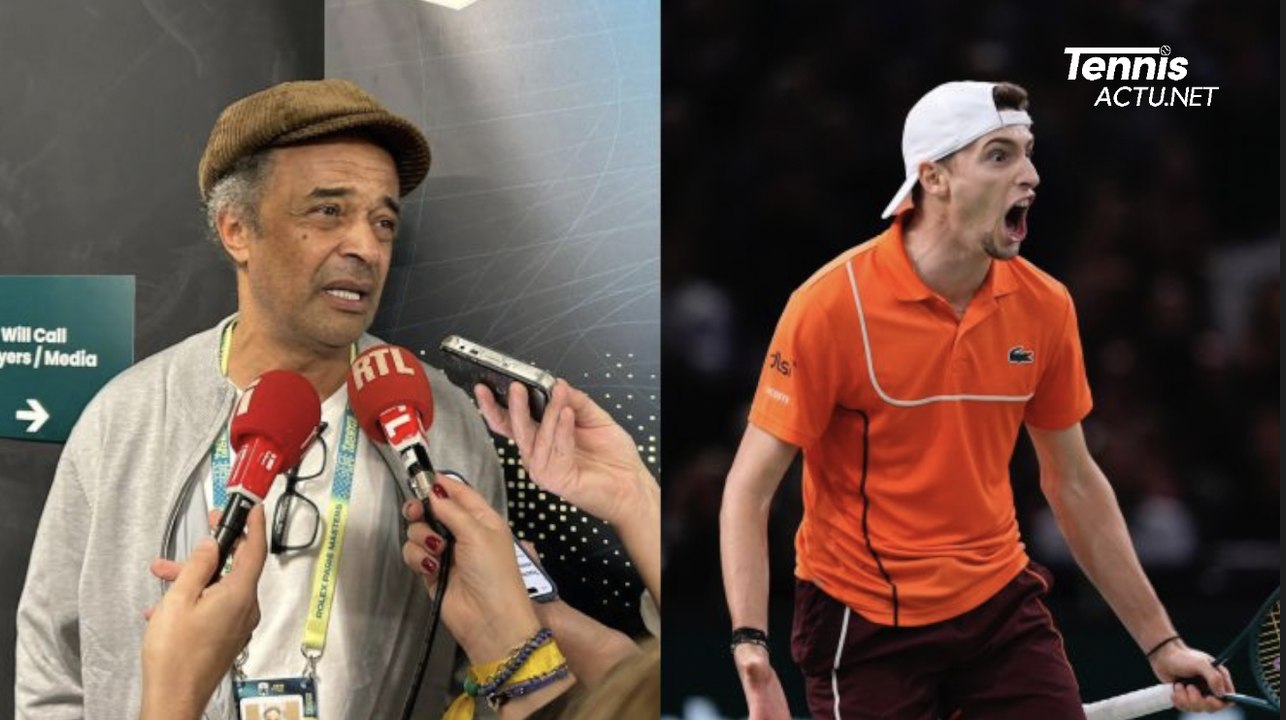 Tennis - Rolex Paris Masters 2024 - Yannick Noah après la qualification de Ugo Humbert en demies : "J'ai cru que j'étais le chat noir !"