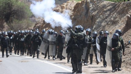 Protestas en Bolivia