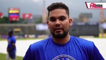 ¡Eliézer Alfonzo Jr tras su cambio de Leones a Magallanes!