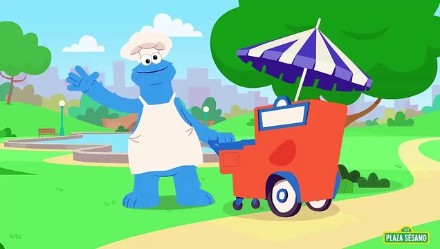 Plaza Sésamo: La canción de la comida con el Monstruo Comegalletas y sus amigos | Canciones animadas para niños (Versión en Español, FANMADE)