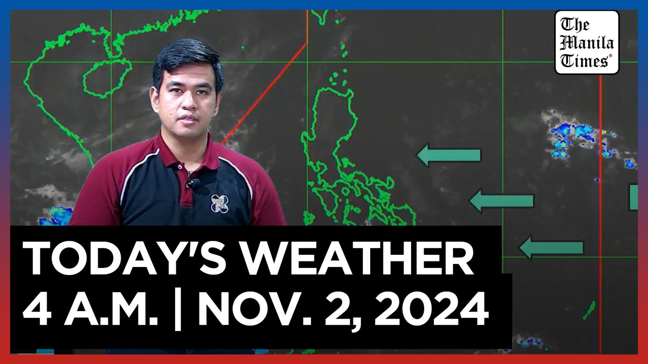Today's Weather, 4 A.M. | Nov. 2, 2024
