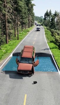 Beamng.drive road obstruction cars destroyed #beamngdrive #shorts #beamng #gaming #cars