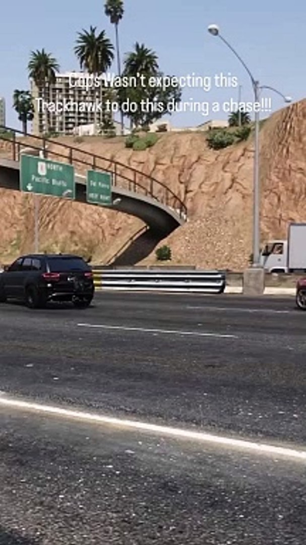 ⁣GTA 5 cops wasn’t expecting this trackhawk #gta5 #shorts #cops #gtav #dodge #gaming #trackhawk #mopa