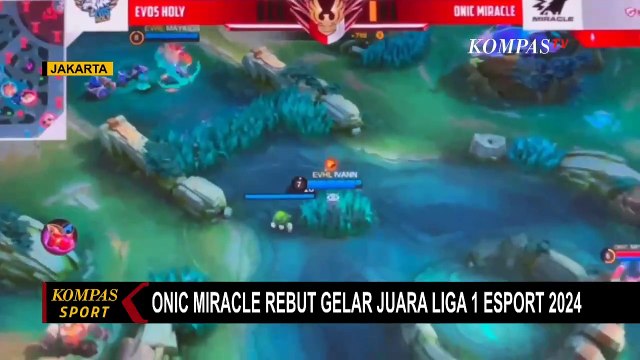 Kalahkan EVOS Holy, Onic Miracle Rebut Gelar Juara Liga 1 Esport 2024