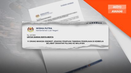 11 rakyat Malaysia diselamatkan dan dibawa pulang