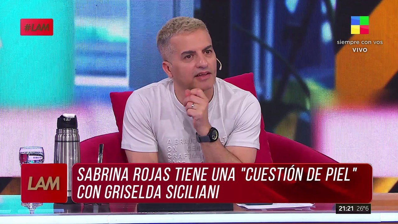  Sabrina Rojas y Griselda Siciliani ¿ENFRENTADAS POR LUCIANO CASTRO?: "Es una cuestión de piel"