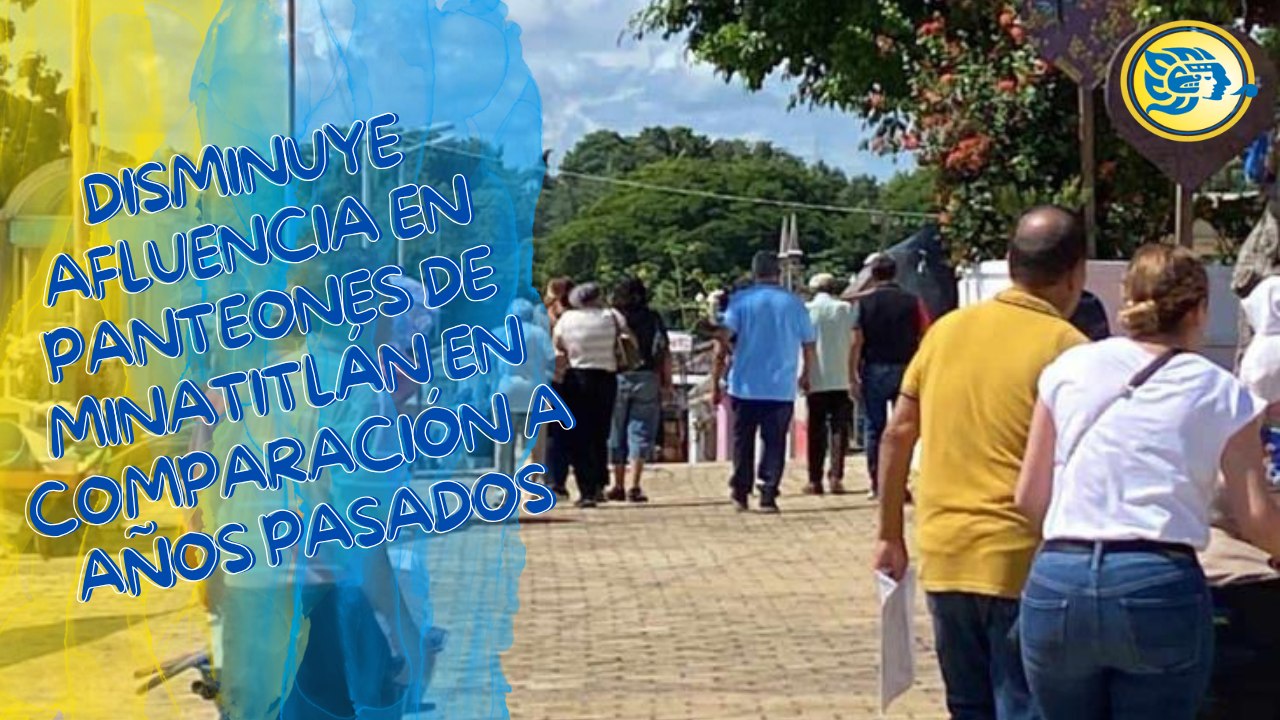 Disminuye afluencia en panteones de Minatitlán en comparación a años pasados